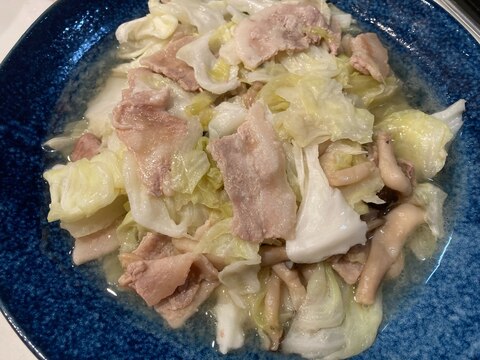 キャベツと豚肉の炒め物